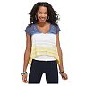 American Rag Juniors Vneck Tee