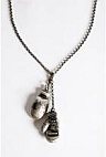 Mens Boxing Gloves Necklace