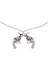 Mens Guns Necklace