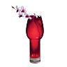 Red tulip vase