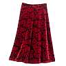 Velour skirt