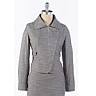 Womans asymetrical piped jacket