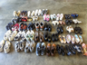 image of wholesale closeout assorted men women used shoes