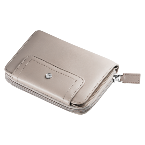 image of wholesale closeout beige small wallet
