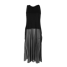 image of wholesale black dress maxi