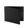 image of wholesale closeout black leather wallet