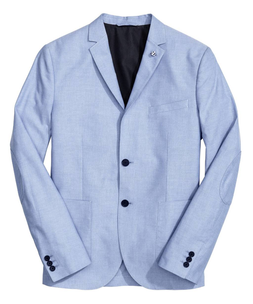 image of wholesale closeout blue mens blazer