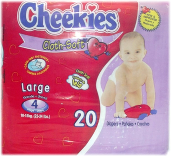 image of wholesale cheekies diapers
