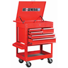 image of wholesale glossy red tool cart