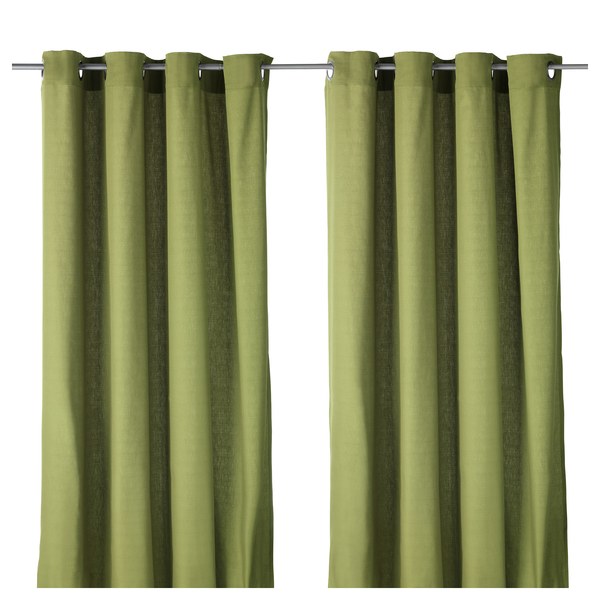 image of wholesale green drapes