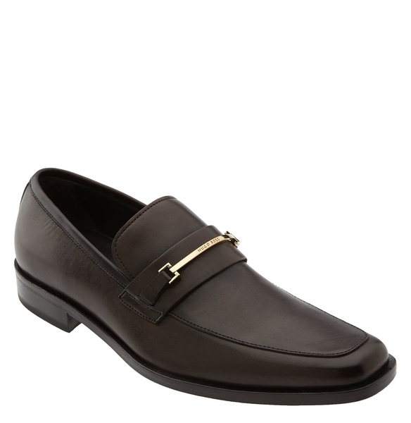 image of wholesale closeout hugo boss brown dress shoes