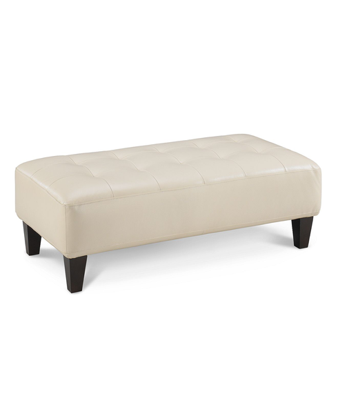 image of wholesale closeout leather bench
