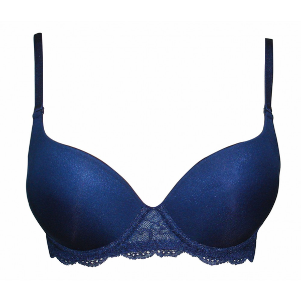 image of wholesale closeout navy blue bra