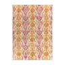 image of wholesale closeout pink orange square rug