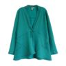 image of wholesale plus size teal blouse